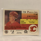 #116 Tim Sweeney Calgary Flames   1991-92 O-Pee-Chee Hockey Card A2O