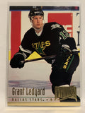 #54 Grant Ledyard Dallas Stars 1994-95 Fleer Ultra Hockey Card