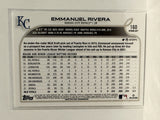 #160 Emmanuel Rivera Rookie Kansas City Royals 2022 Topps Opening Day Baseball Card