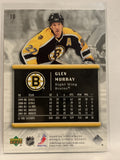 #10 Glen Murray Boston Bruins 2005-06 Upper Deck Rookie Update Hockey Card