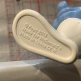 Crazy Smurf peyo 2013 Mcdonalds Smurfs Toy Figure Action Figure AA9