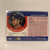 #467 Eric Desjardins Montreal Canadiens   1990-91 Pro Set Hockey Card A2O