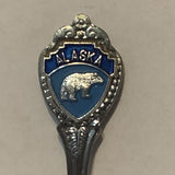 Alaska Polar Bear collectable Souvenir Spoon PI