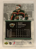 #49 Manny Fernandez Minnesota Wild 2005-06 Upper Deck Rookie Update Hockey Card