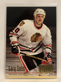 #46 Gary Suter Chicago Blackhawks 1994-95 Fleer Ultra Hockey Card