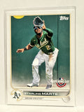 #151 Starling Marte Oakland Athletics 2022 Topps Opening Day Baseball Card