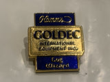 Hanna Goldec International Equipment Inc. Log Wizard Lapel Hat Pin DB