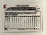 #42 Jose Ramirez Cleveland Guardians 2022 Topps Opening Day Baseball Card