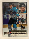 #196 Vlastimil Kroupa San Jose Sharks 1994-95 Fleer Ultra Hockey Card