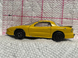 Yellow Pontiac Firebird #212 1/63 Majorette Diecast Car