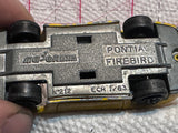 Yellow Pontiac Firebird #212 1/63 Majorette Diecast Car