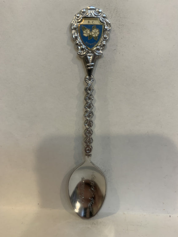 Radium Hot Springs BC Dogwood Souvenir Spoon