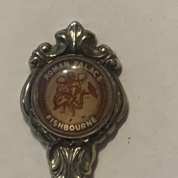 Roman Palace Fishbourne England collectable Souvenir Spoon PJ