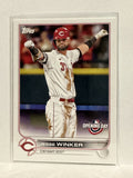 #182 Jesse Winker Cincinnati Reds 2022 Topps Opening Day Baseball Card