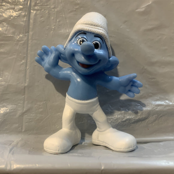 Crazy Smurf peyo 2013 Mcdonalds Smurfs Toy Figure Action Figure AA13