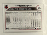 #168 Josh Donaldson Minnesota Twins 2022 Topps Opening Day Baseball Card