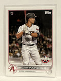 #125 Stuart Fairchild Rookie Arizona Diamondbacks 2022 Topps Opening Day Baseball Card