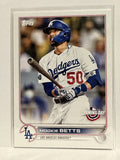 #200 Mookie Betts Los Angeles Dodgers 2022 Topps Opening Day Baseball Card