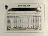 #115 Eric Hosmer San Diego Padres 2022 Topps Opening Day Baseball Card