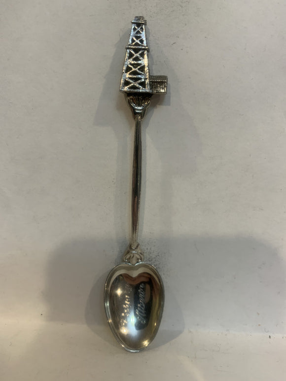 Calgary Alberta Oil Derrick Souvenir Spoon
