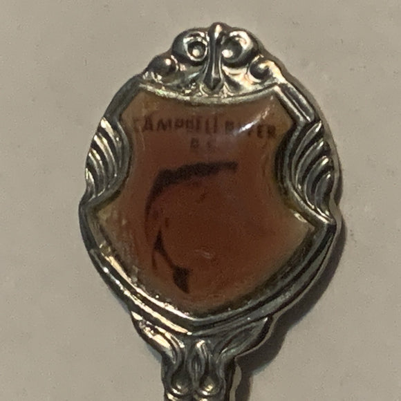 Campbell River BC Salmon Fish collectable Souvenir Spoon PJ
