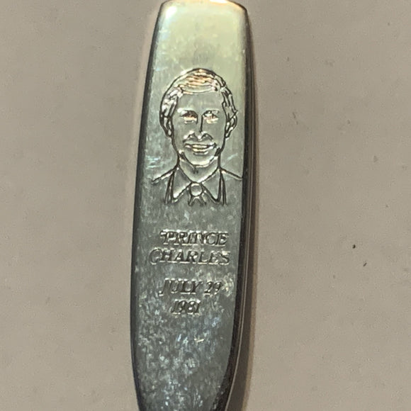 Prince Charles July 1981 collectable Souvenir Spoon PJ