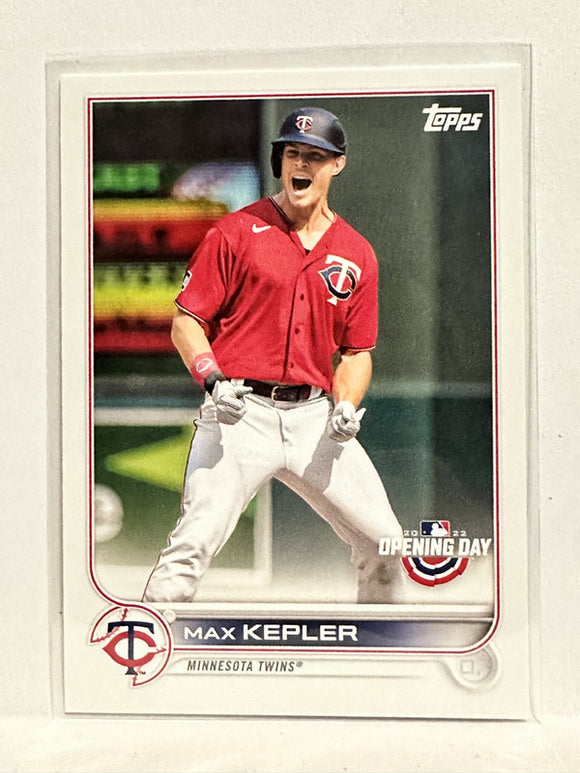 #127 Max Kepler Minnesota Twins 2022 Topps Opening Day Baseball Card