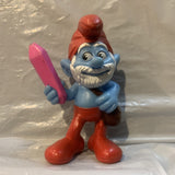 Papa Smurf peyo 2013 Mcdonalds Smurfs Toy Figure Action Figure AA18