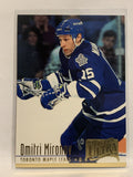 #218 Dmitri Mironov Toronto Maple Leafs 1994-95 Fleer Ultra Hockey Card