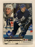 #218 Dmitri Mironov Toronto Maple Leafs 1994-95 Fleer Ultra Hockey Card