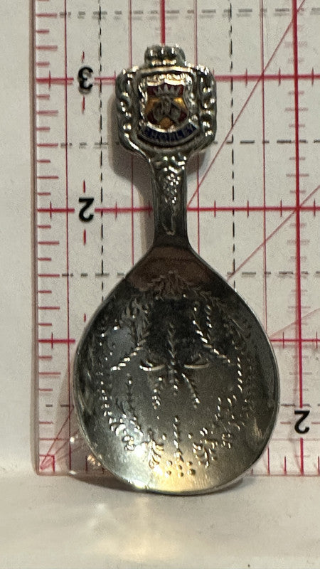 Chorley England Crest Emblem Souvenir Spoon