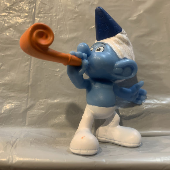 Party Planner Smurf peyo 2013 Mcdonalds Smurfs Toy Figure Action Figure AA21