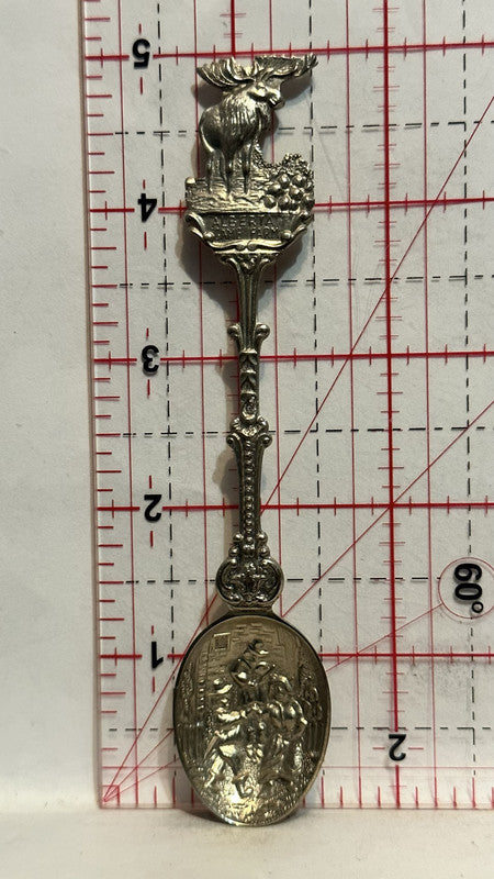 Alberta Game Farm Moose  Souvenir Spoon