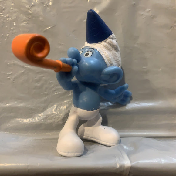 Party Planner Smurf peyo 2013 Mcdonalds Smurfs Toy Figure Action Figure AA22