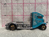 Blue Fast-Bed Hauler 2013 Hot Wheels Diecast Car
