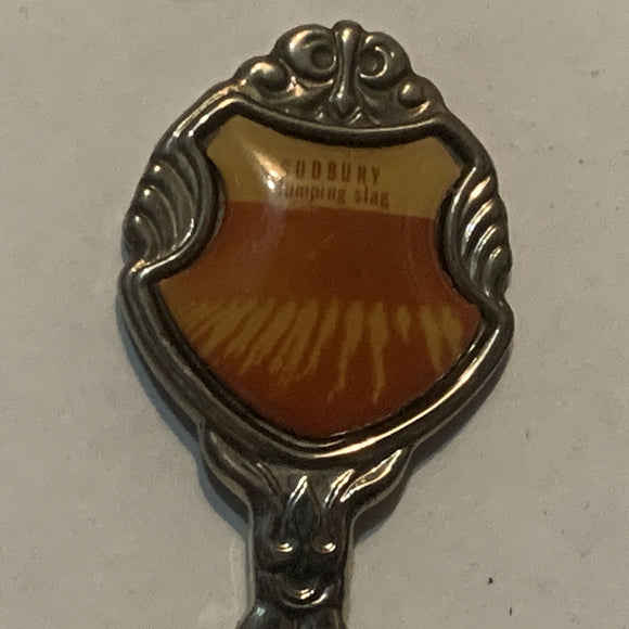 Sudbury Jumping Slag collectable Souvenir Spoon PL