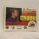 #45 Phil Housley Winnipeg Jets   1991-92 O-Pee-Chee Hockey Card A2Q