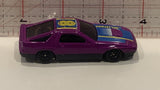 Purple #8 Super Racer Unbranded Toy Diecast Car