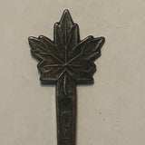 Victoria Canada Maple Leaf collectable Souvenir Spoon PL