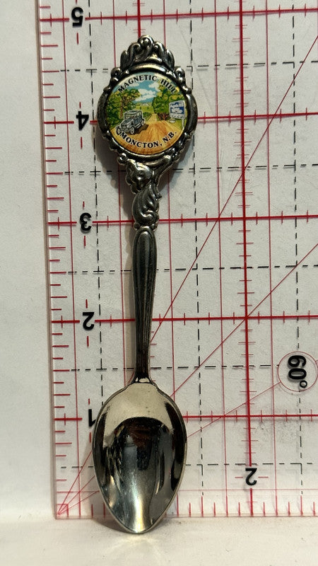 Magnetic Hill Moncton New Brunswick Souvenir Spoon