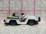 White Fast Lane Airport Shuttle Unbranded  Diecast Car