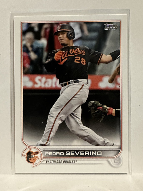 #72 Pedro Severino Baltimore Orioles 2022 Topps Series One Baseball Card