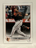 #72 Pedro Severino Baltimore Orioles 2022 Topps Series One Baseball Card