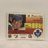#48 Al Iafrate Toronto Maple Leafs   1991-92 O-Pee-Chee Hockey Card A2Q