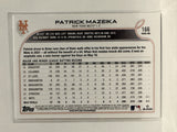 #166 Patrick Mazeika Rookie New York Mets 2022 Topps Series One Baseball Card