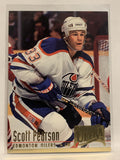 #75 Scott Pearson Edmonton Oilers 1994-95 Fleer Ultra Hockey Card