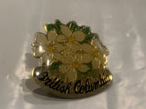 British Columbia Dogwood Flowers Lapel Hat Pin DC