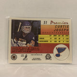 #51 Curtis Joseph St Louis Blues   1991-92 O-Pee-Chee Hockey Card A2Q