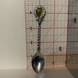 September Aster Flower collectable Souvenir Spoon PL