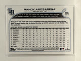 #196 Randy Arozarena All Star Rookie Tampa Bay Rays 2022 Topps Series One Baseball Card